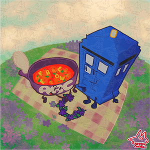 Commission; Alphabet Soup and Tardis from OBC